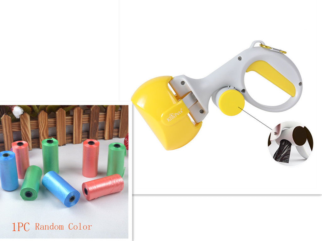 Portable Pet Waste Scooper with Bag Dispenser