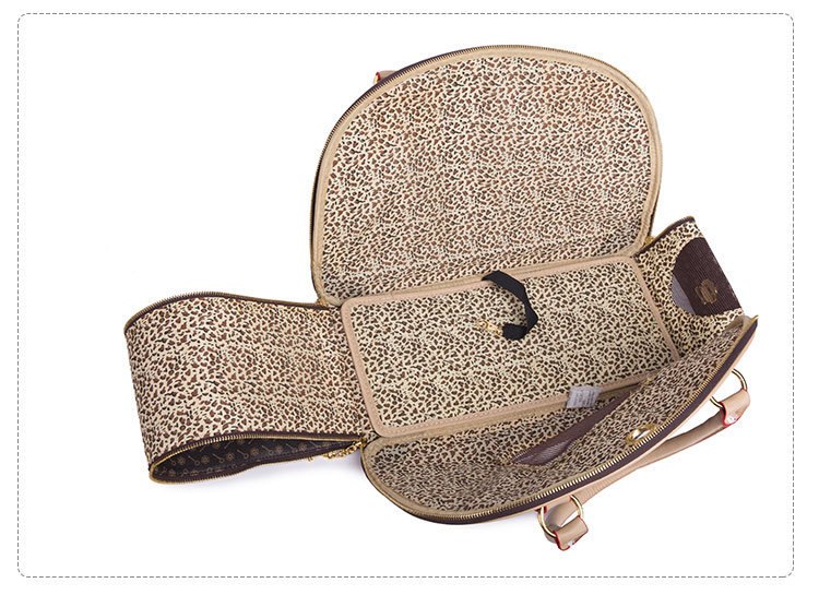 Luxury Pet Travel Carrier Bag for Cats & Small