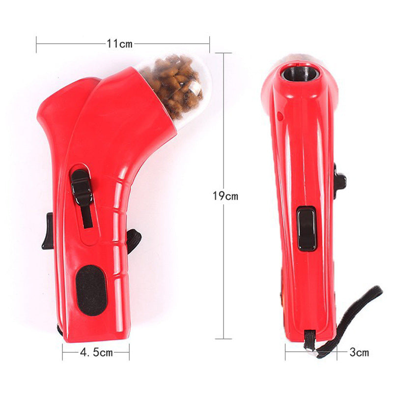 Interactive dog treat launcher