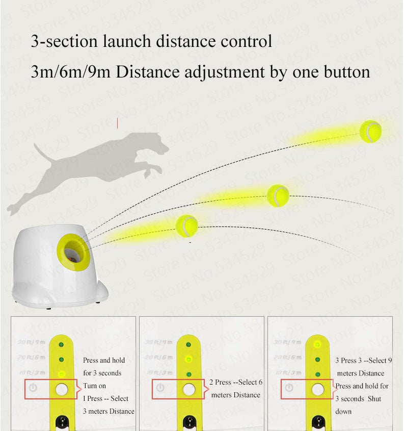 Automatic Dog Ball Launcher – Interactive Fetch Toy
