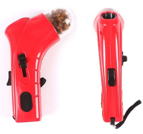 Interactive dog treat launcher