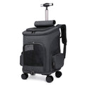 Luxury Pet Travel Backpack with Wheels | Lucky Petopia
