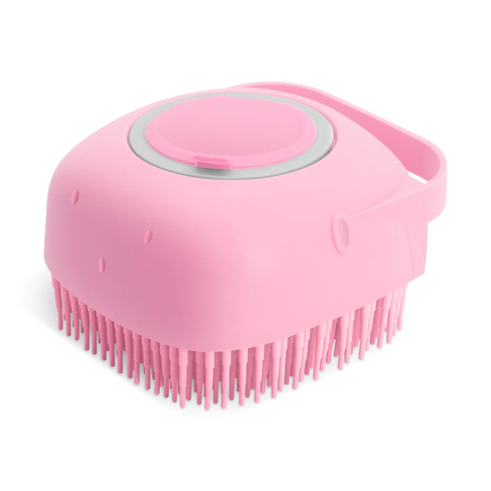 2-in-1 Pet Bath Massage Brush for Dogs & Cats
