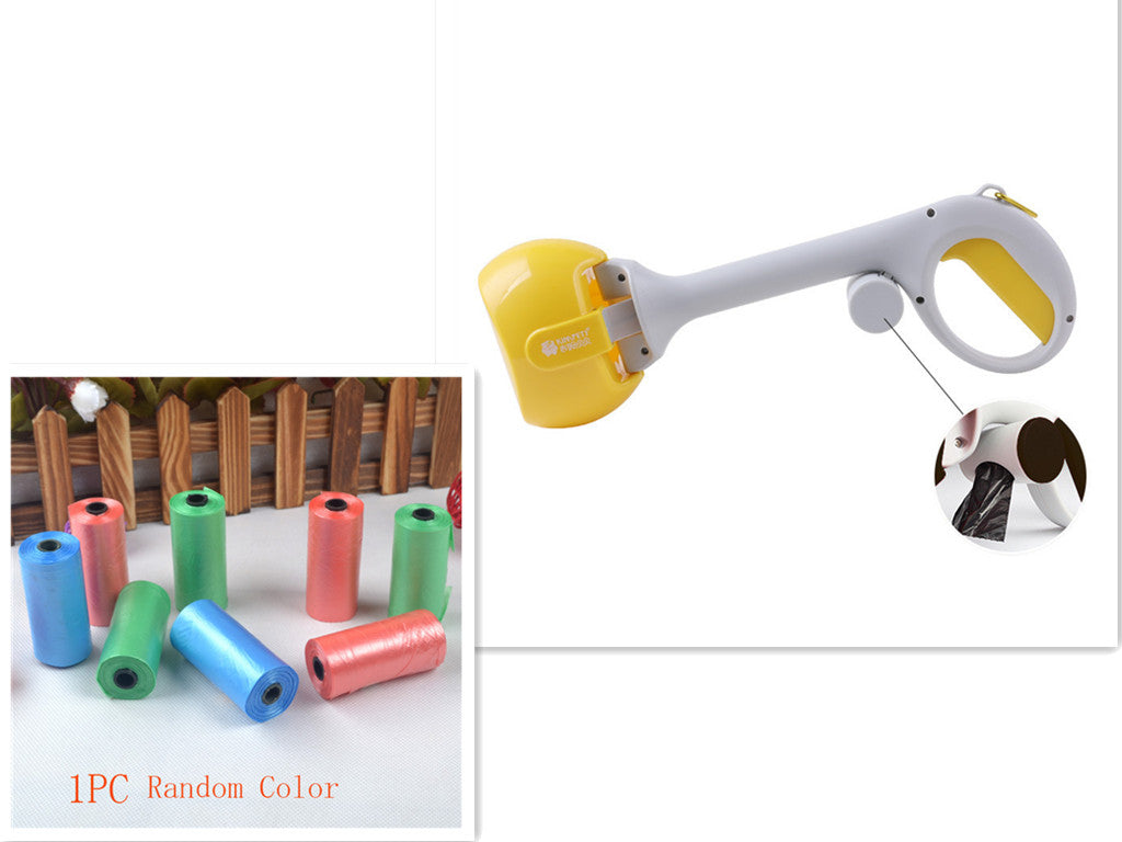 Portable Pet Waste Scooper with Bag Dispenser
