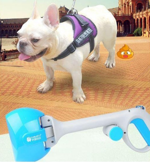 Portable Pet Waste Scooper with Bag Dispenser