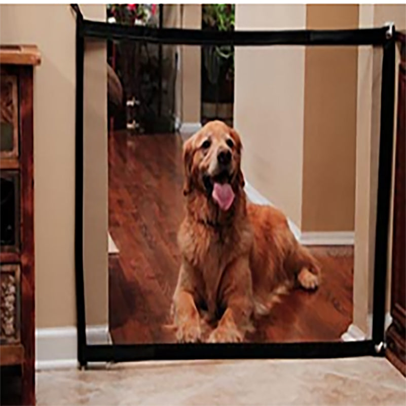 Portable Pet Fen Portable Pet Safety Gate Barrier – No Drill Pet Fence