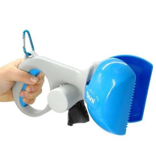 Portable Pet Waste Scooper with Bag Dispenser