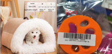 Portable Warm Pet Nest for Cats & Small Dogs