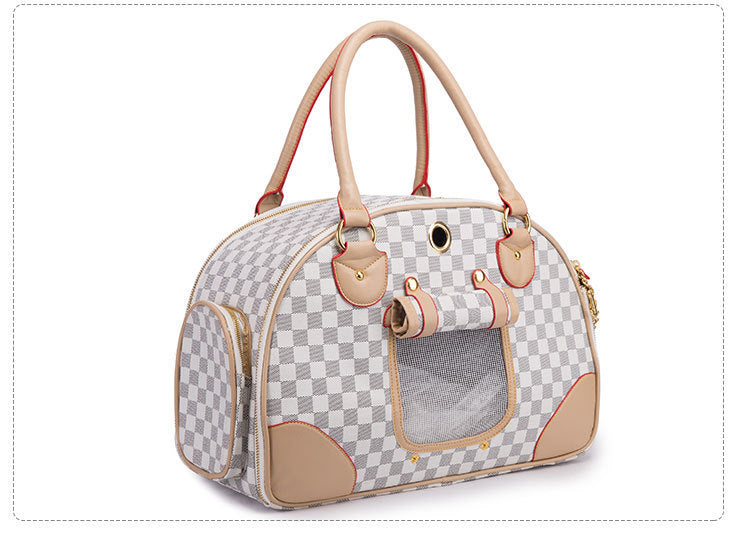 Luxury Pet Travel Carrier Bag for Cats & Small