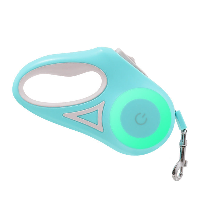LED Retractable Dog leash with spotlight