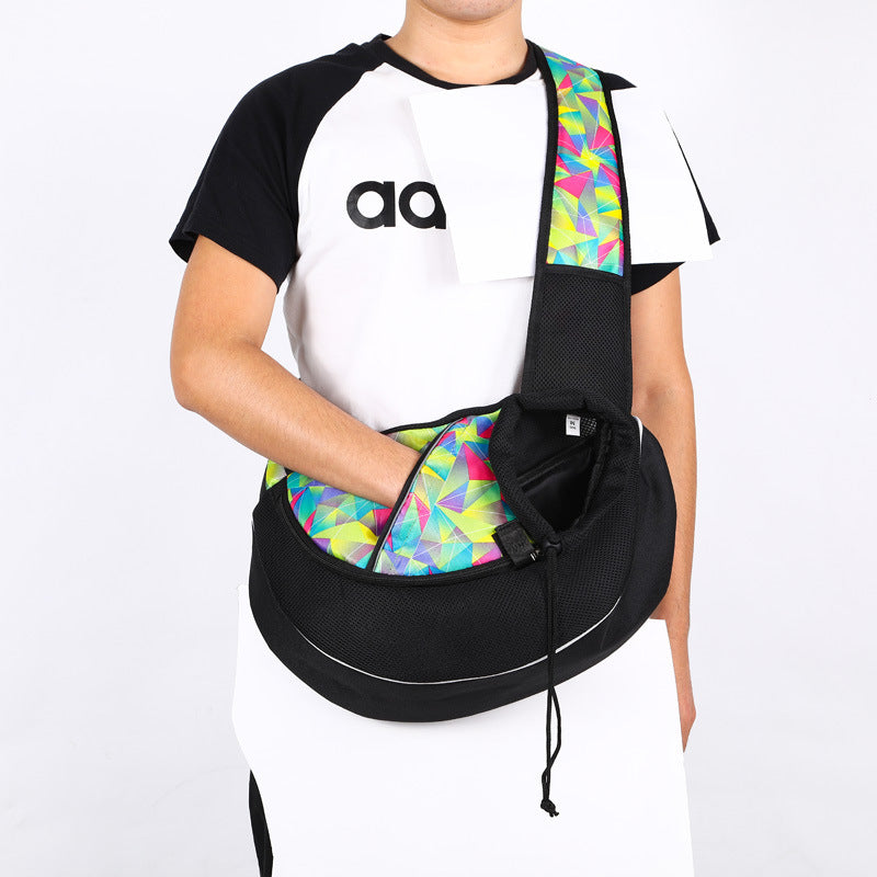 Portable Crossbody Pet Carrier Bag for Cats & Small Dogs
