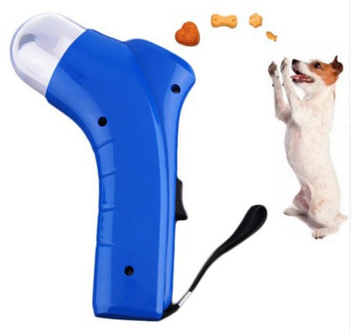 Interactive dog treat launcher