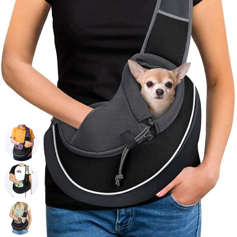 Portable Crossbody Pet Carrier Bag for Cats & Small Dogs
