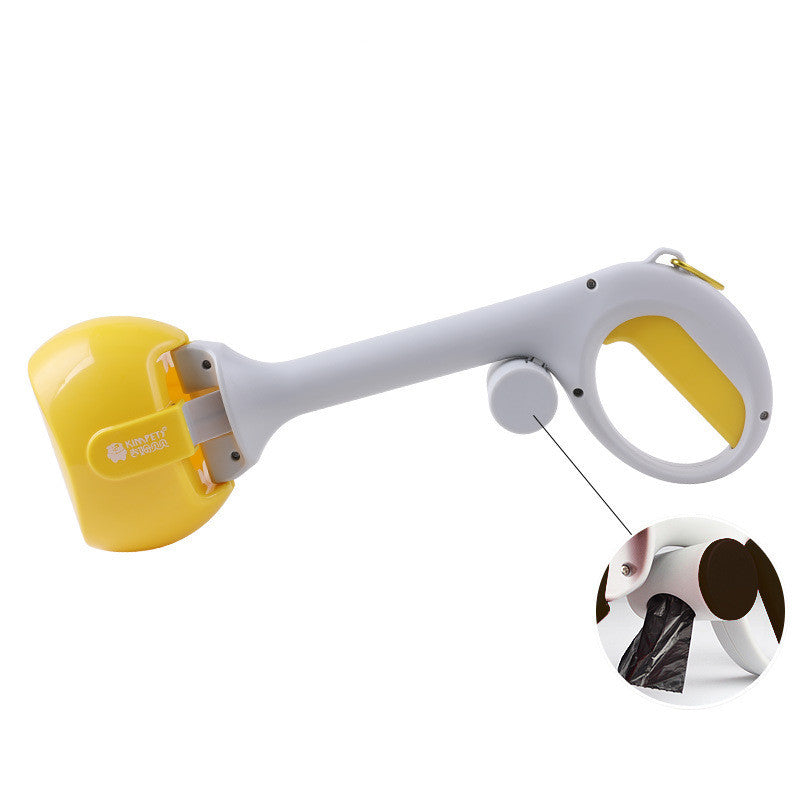 Portable Pet Waste Scooper with Bag Dispenser