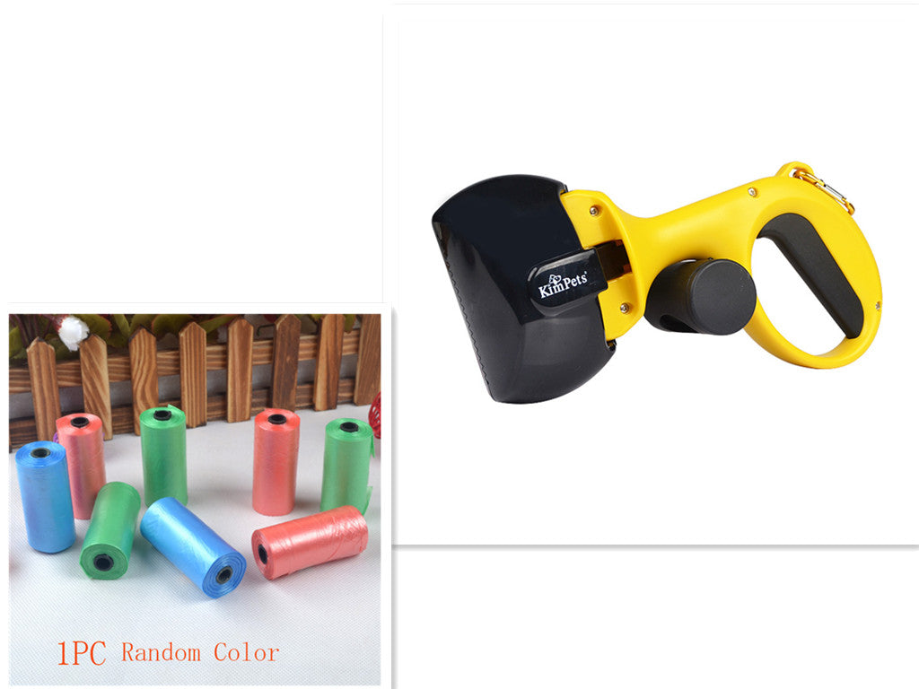Portable Pet Waste Scooper with Bag Dispenser