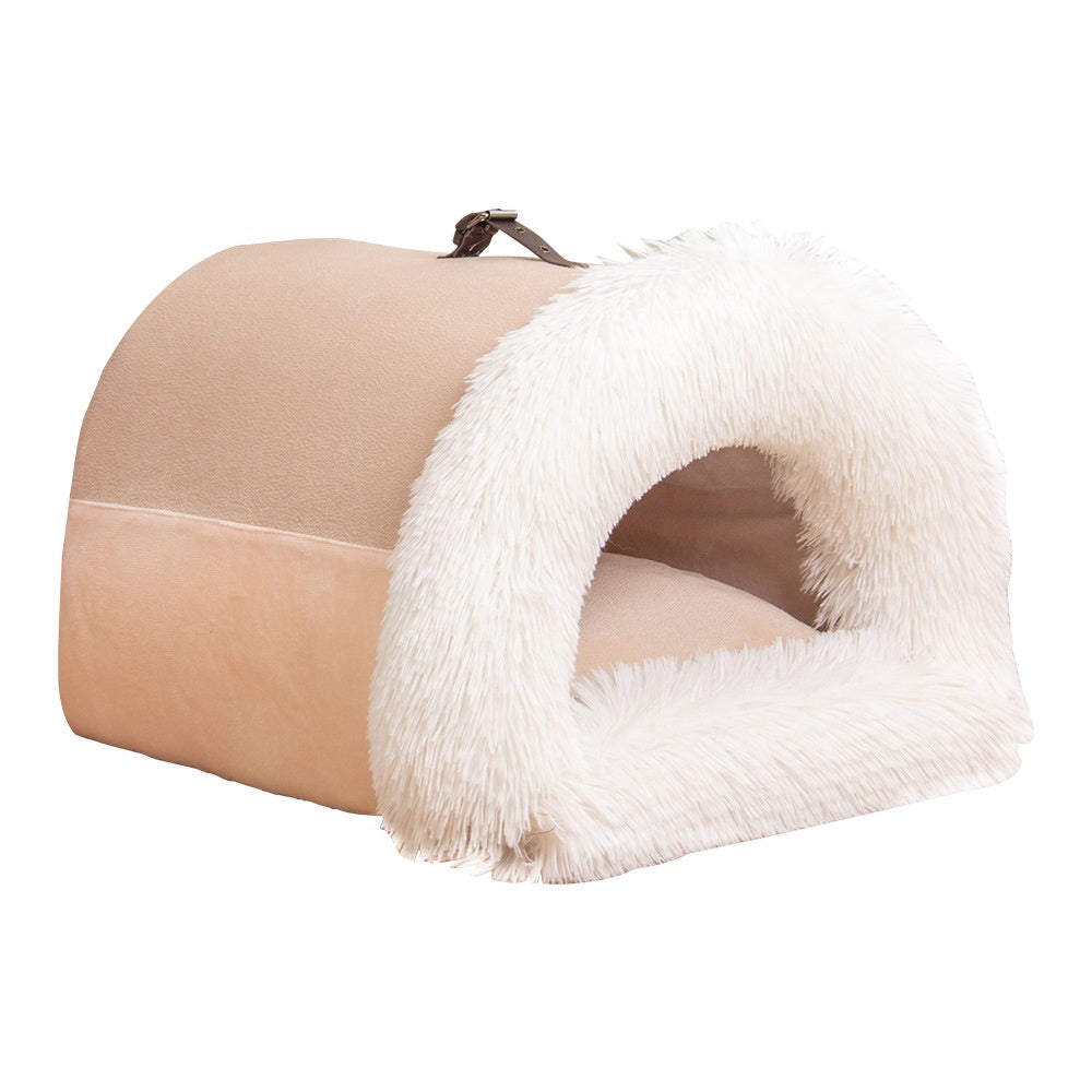 Portable Warm Pet Nest for Cats & Small Dogs