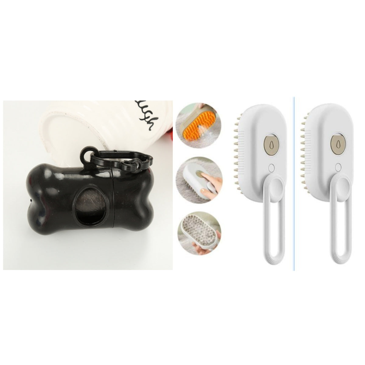3 in 1 Electric Steam Pet Brush – Cat & Dog Grooming Spray Brush