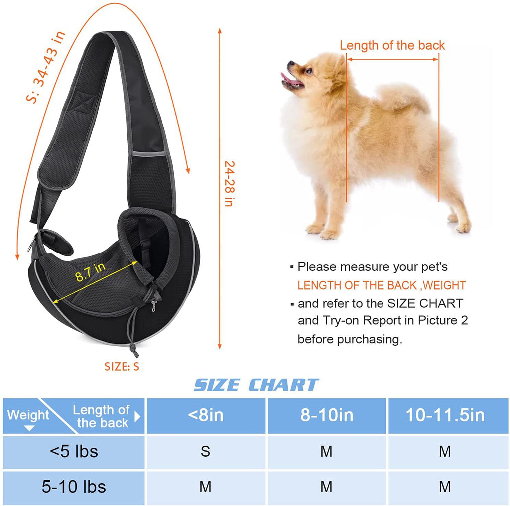 Portable Crossbody Pet Carrier Bag for Cats & Small Dogs